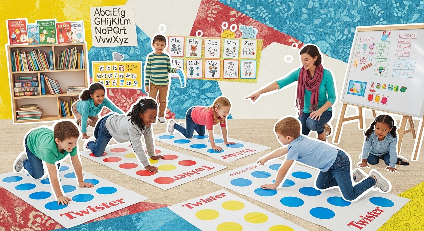 Hands-On Teaching Strategies with Twister Game Mats
