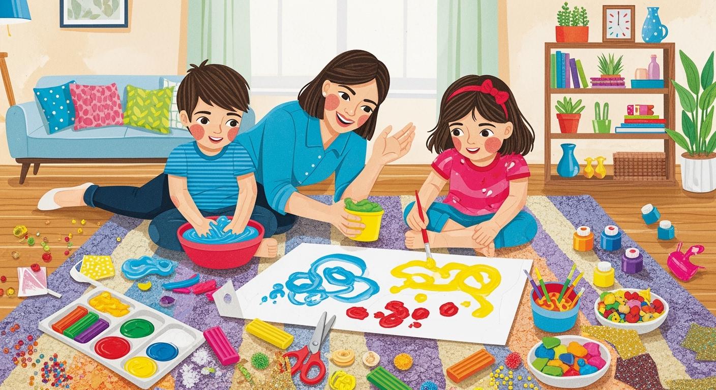 Messy Play Made Easy Indoors With Kids
