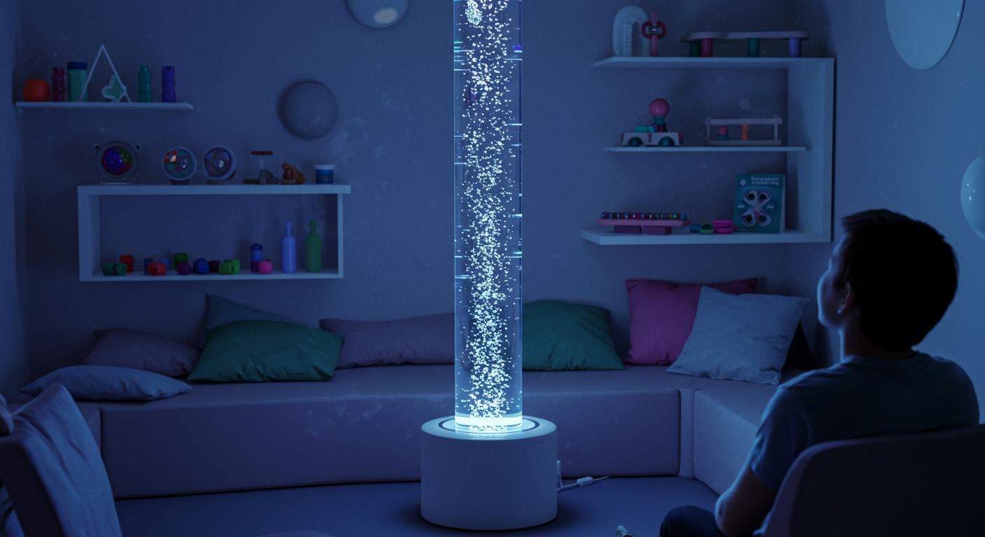 How to Choose the Right Bubble Tube for a Calming Sensory Room