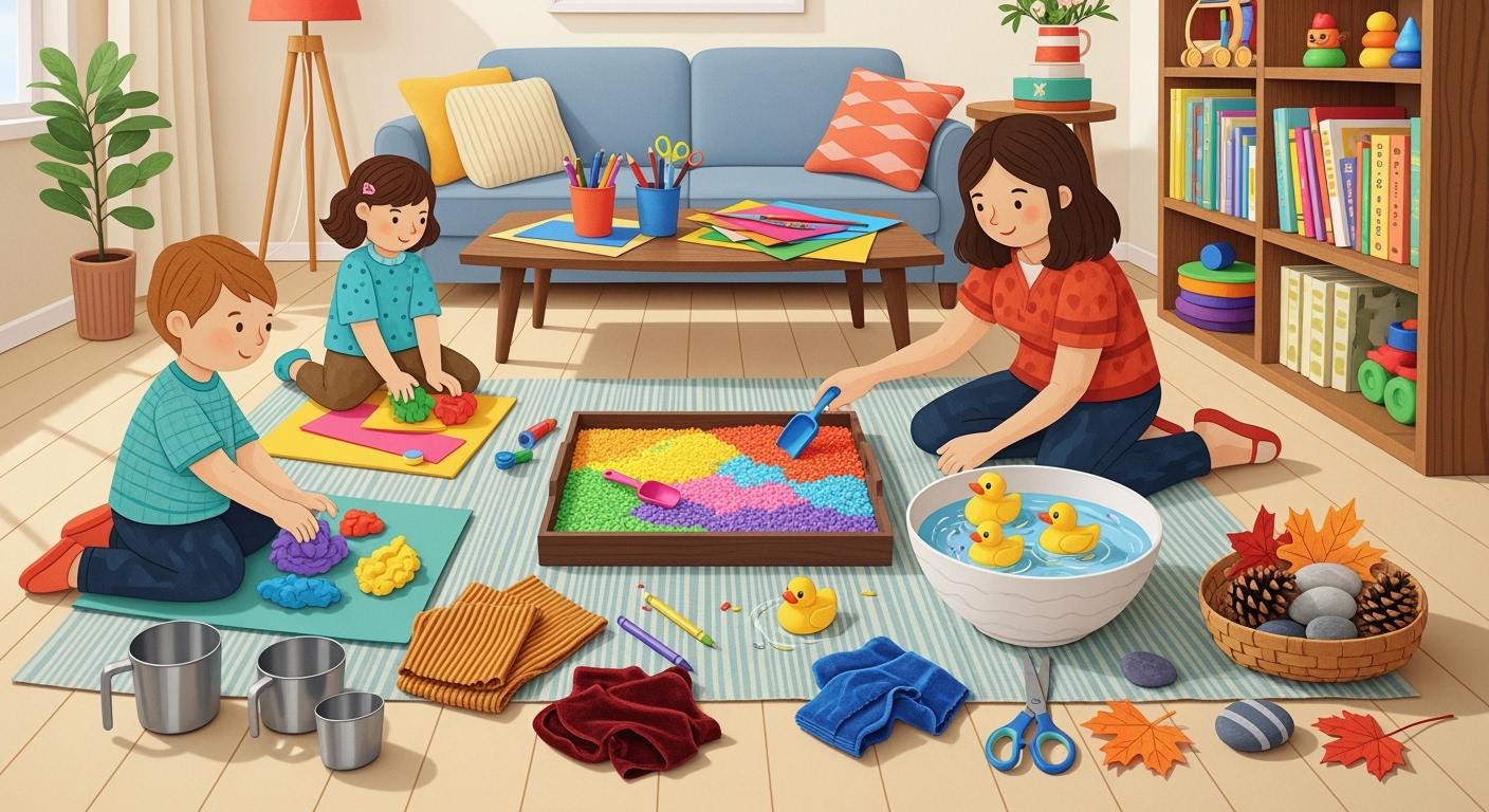 Sensory activity ideas for kids at home made easy