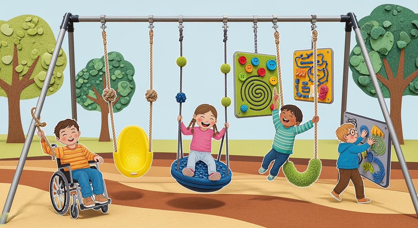 Top Rated Metal Swing Set Frames for Sensory Play
