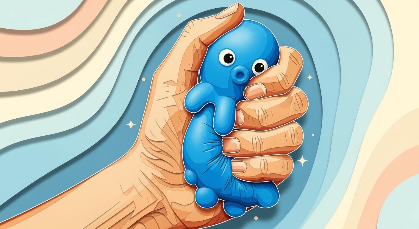 Stress relief squeeze toy helps calm anxious minds