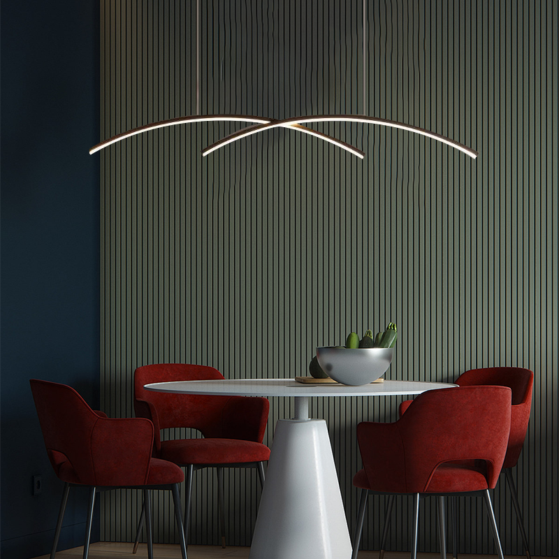 Minimalist Pendant Light as a Focal Point