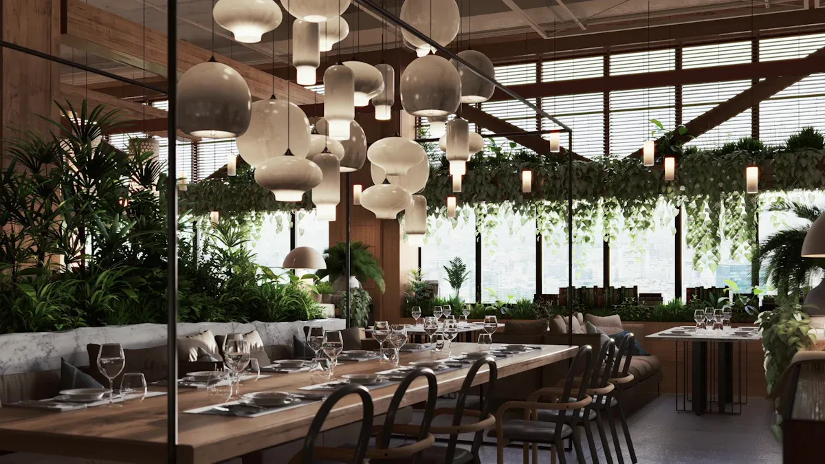 Elevate Your Restaurant Ambience with These Lighting Trends
