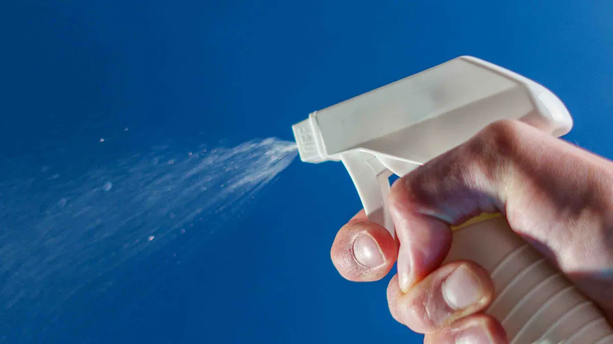 Pumping Spray Bottle Mechanism