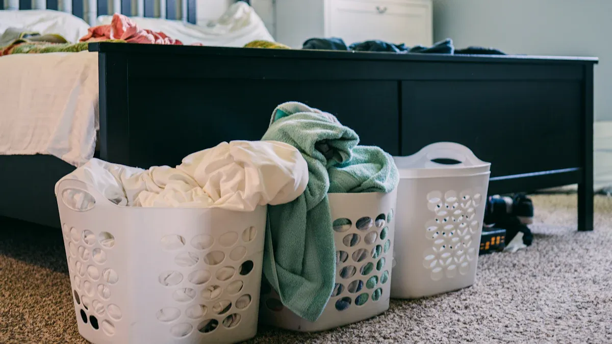 How to clean fabric storage boxes