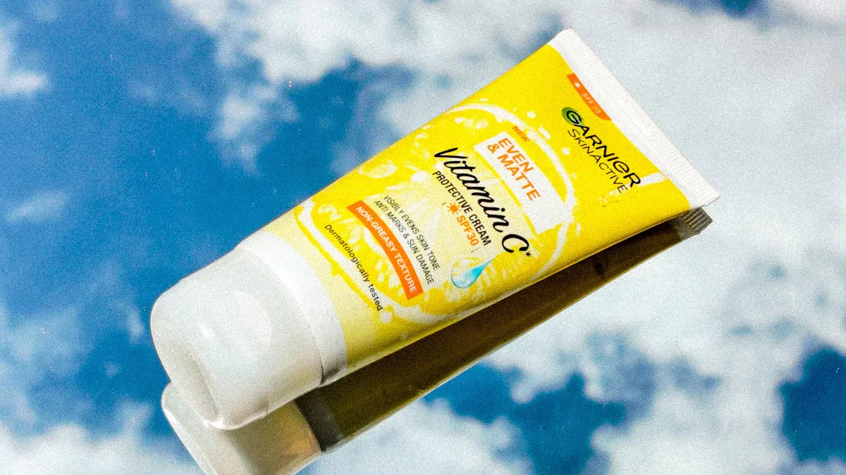 How does a double-wall container design protect active ingredients