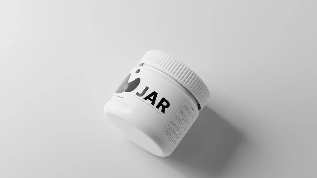 Face cream jar design