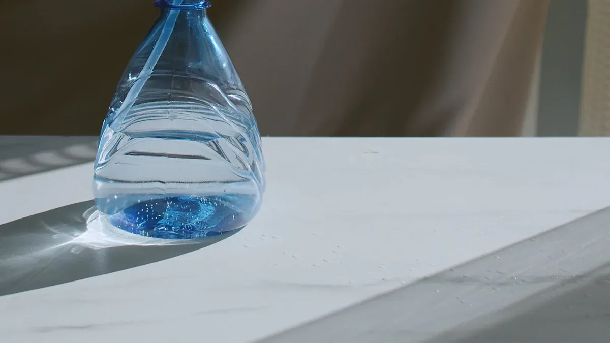 How a pumping spray bottle works