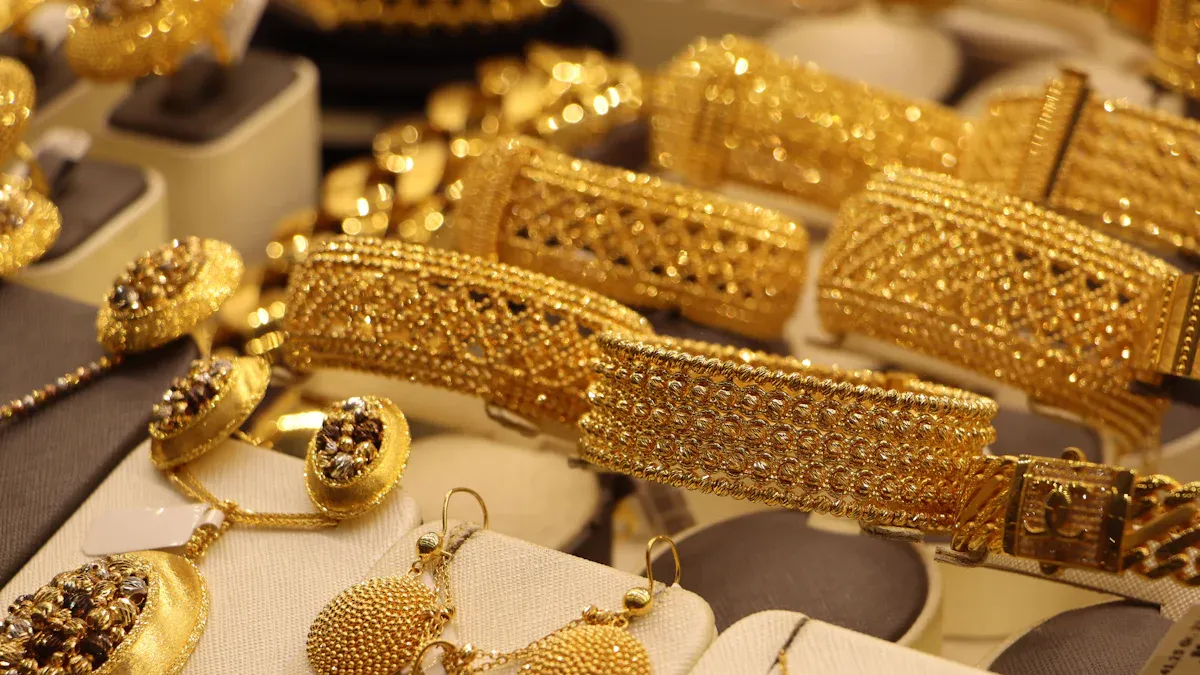Gold plating services for jewelry bring instant sparkle
