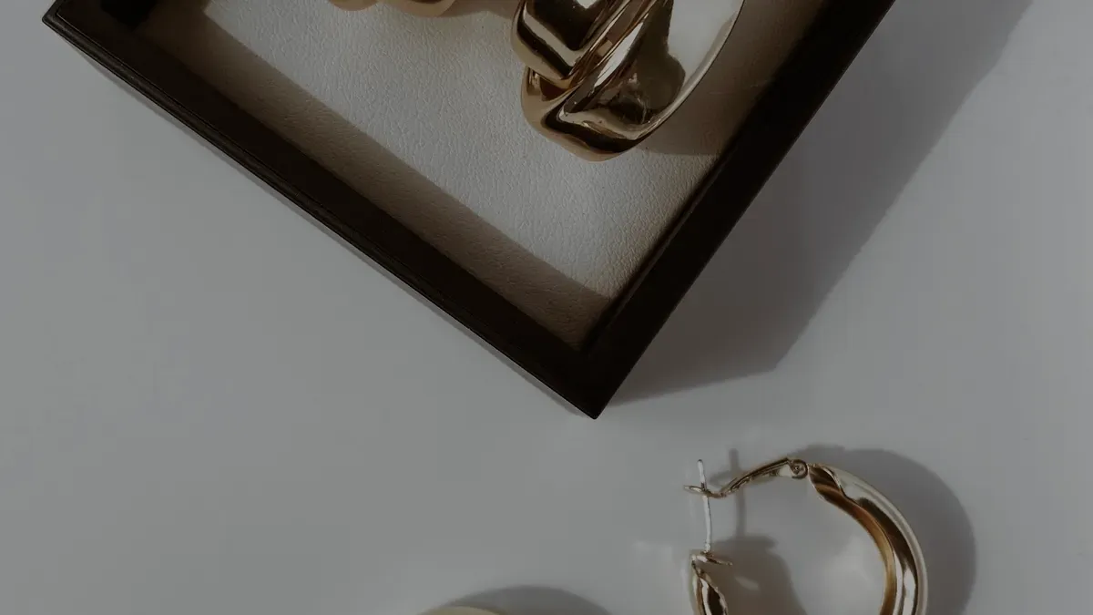Where to get silver two-tone earrings designed