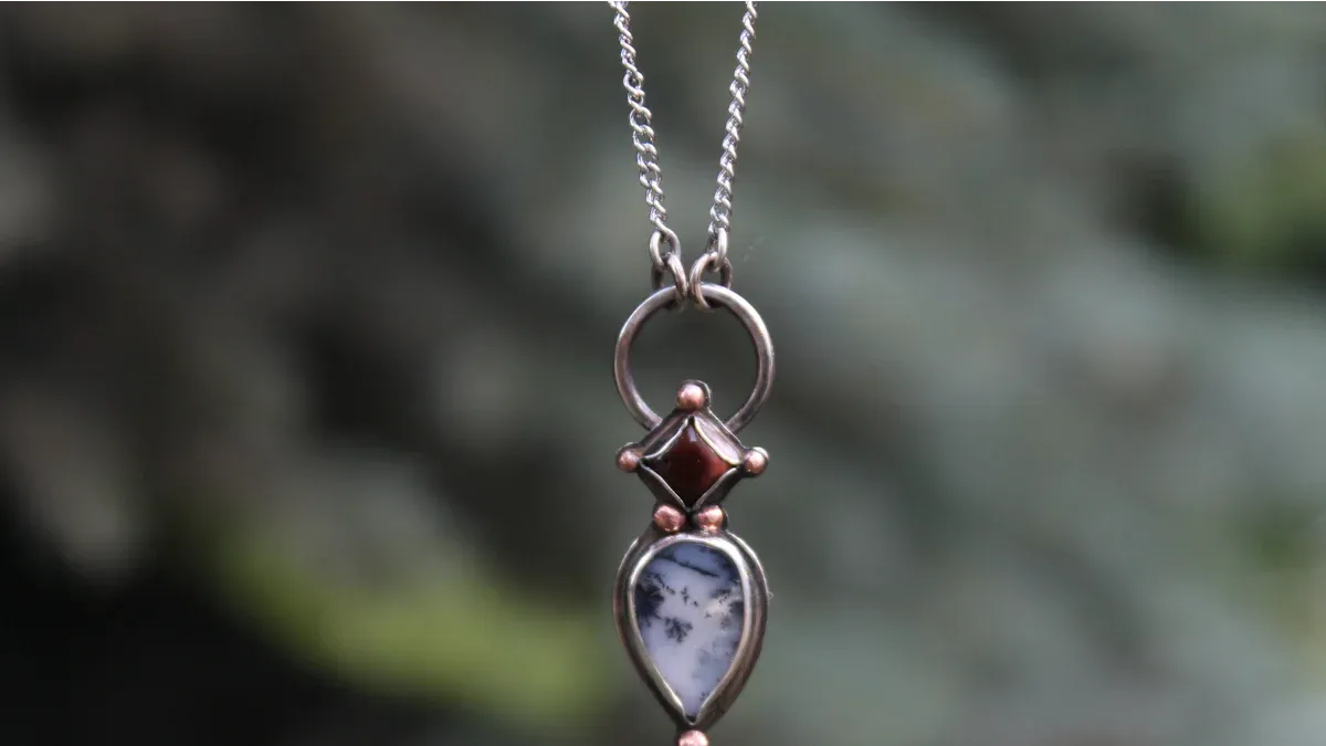 Where to find 925 silver moonstone baroque pearl necklaces