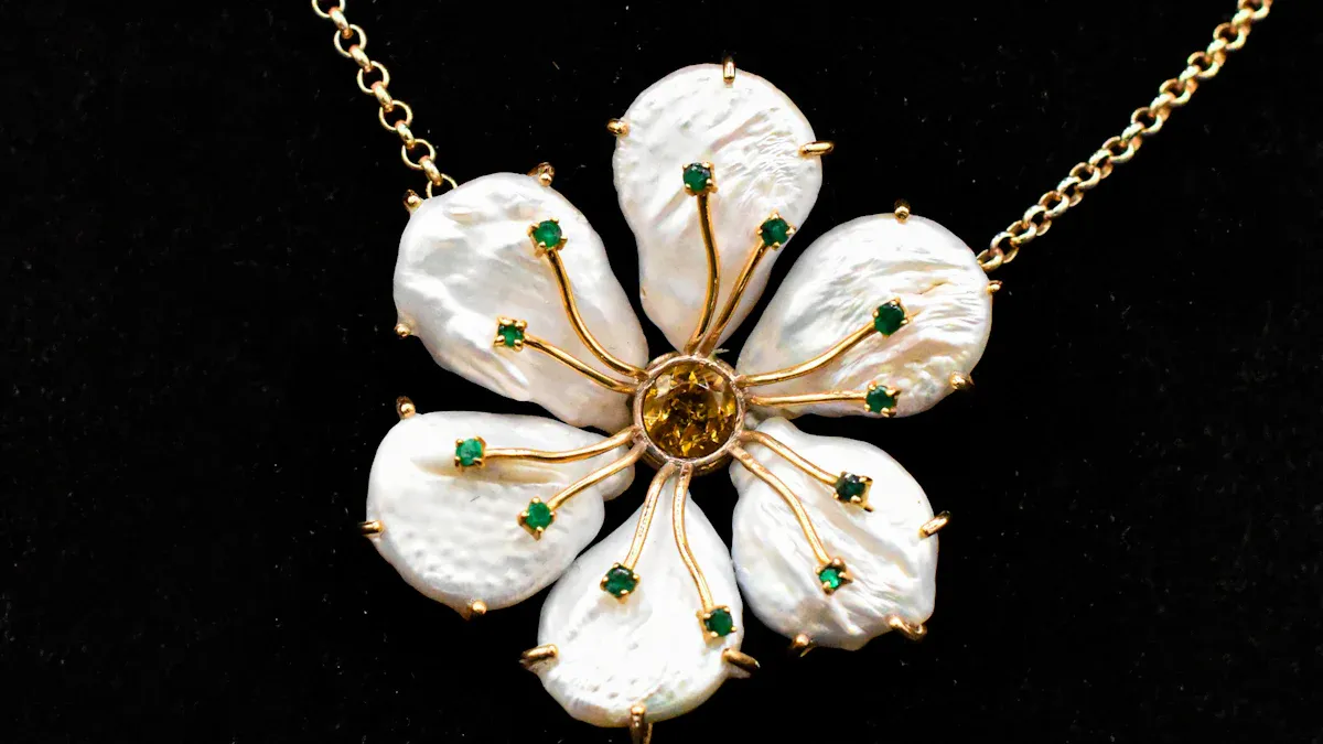 Perfect Jewelry: Custom MOP Flower and Butterfly Necklace Designer