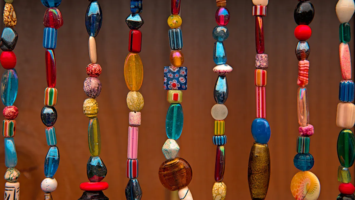 Where to get handmade glass bead necklaces