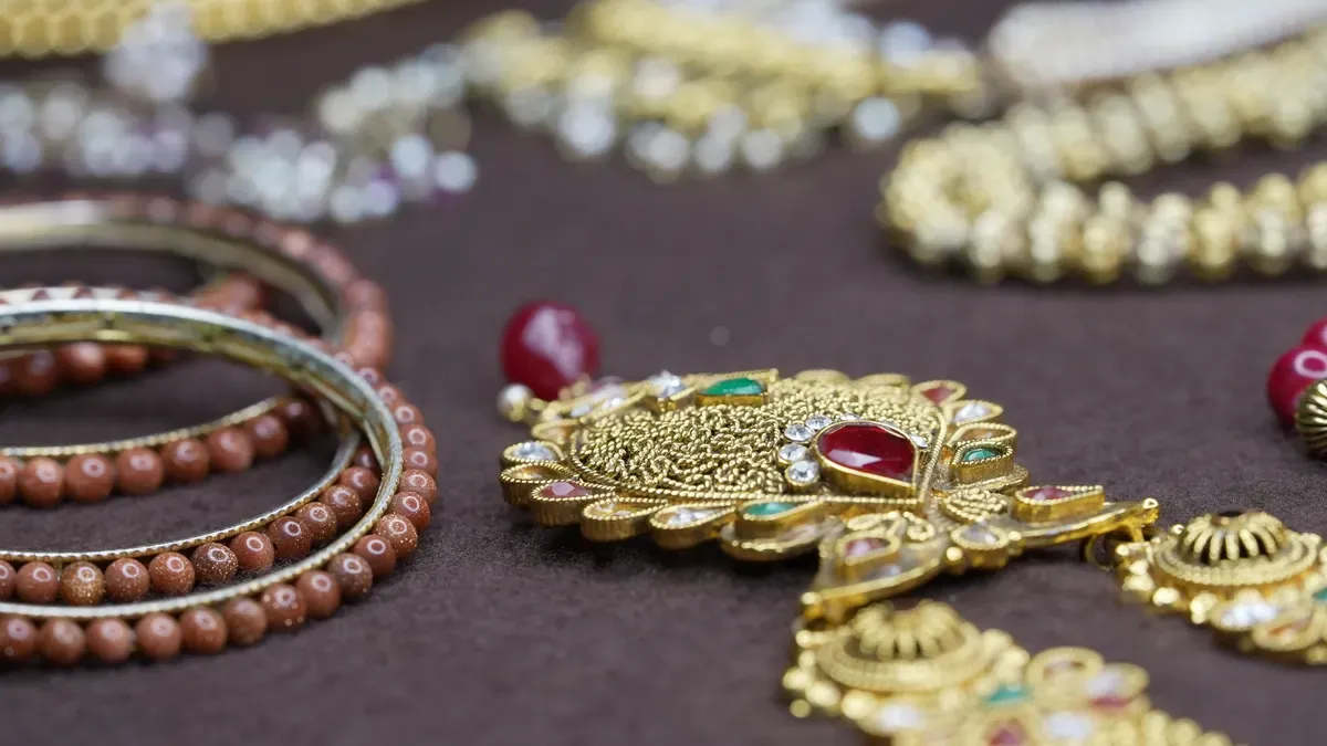 Angara: Precision-Cut Garnet and Turquoise Fine Jewelry