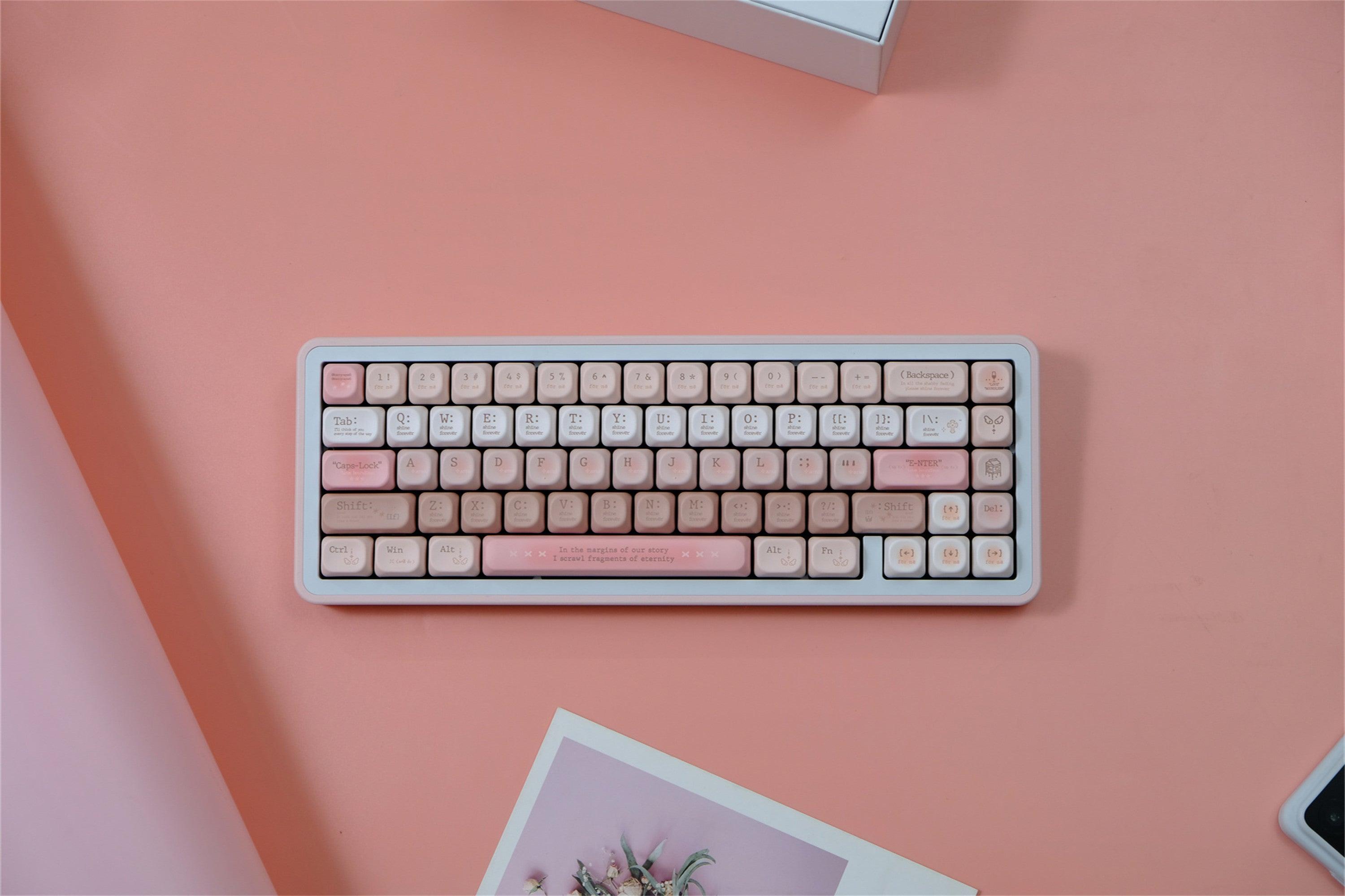 Tipsy Romantic Pink keycaps bring more value than other pinks