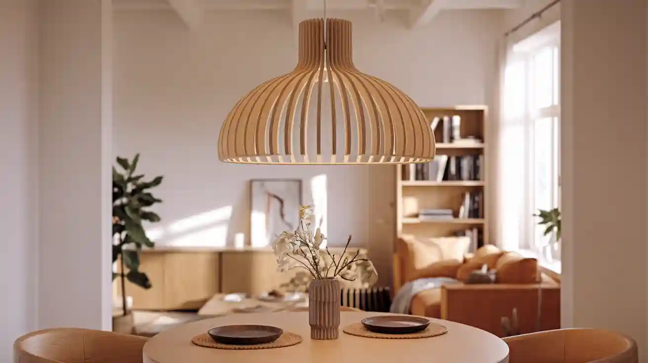 Cómo elegir una lámpara colgante de madera para el hogar