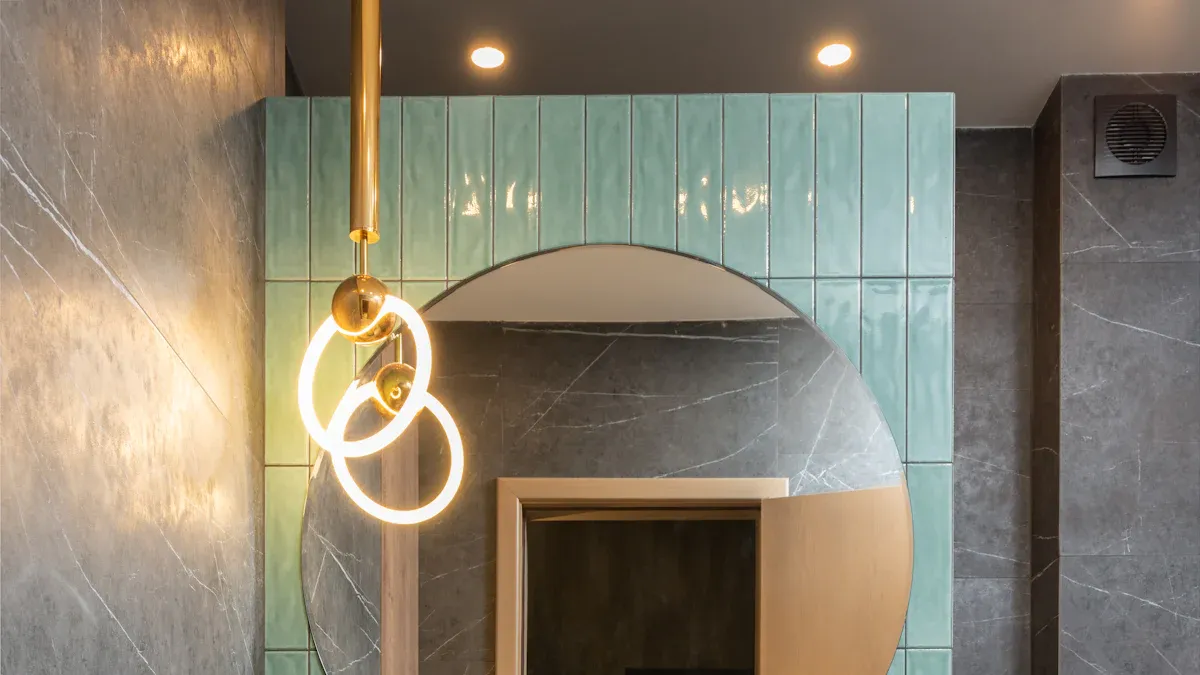 Clustered Bathroom Pendant Lighting Ideas