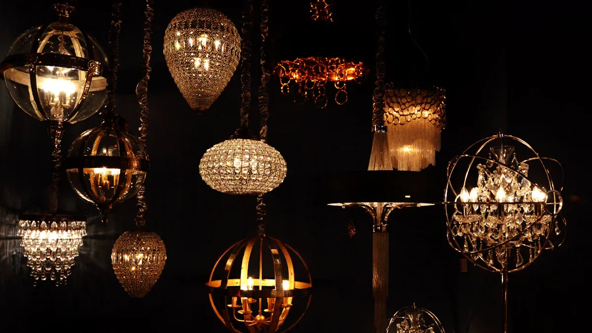 Size and Placement of Gold Pendant Lights