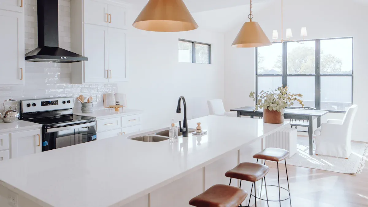 Ideal Spacing for Pendant Lights Over a Kitchen Island