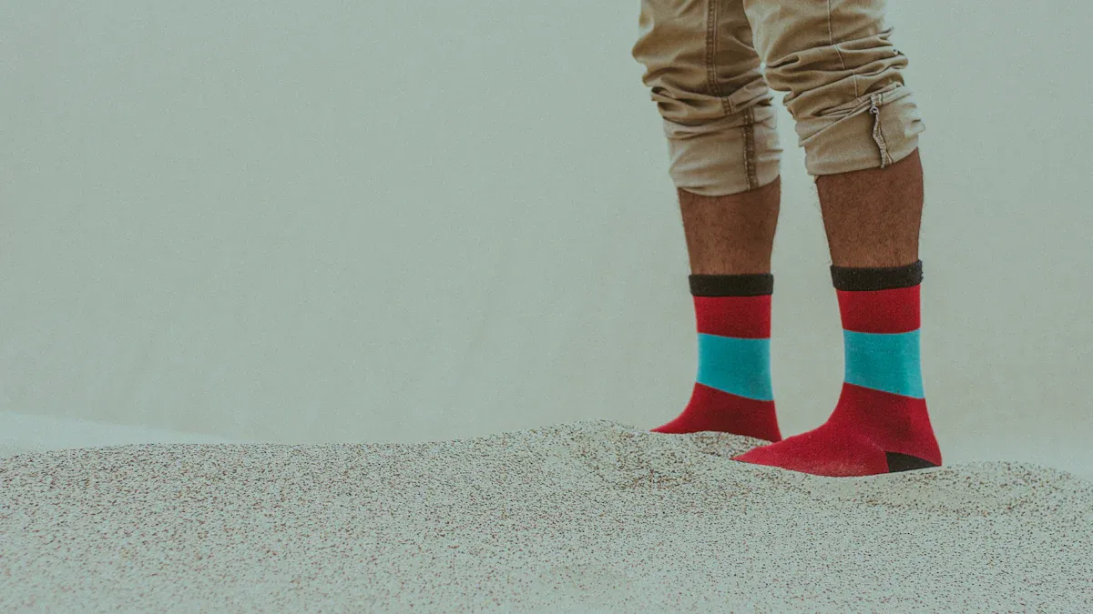 What factors should you consider when buying new socks