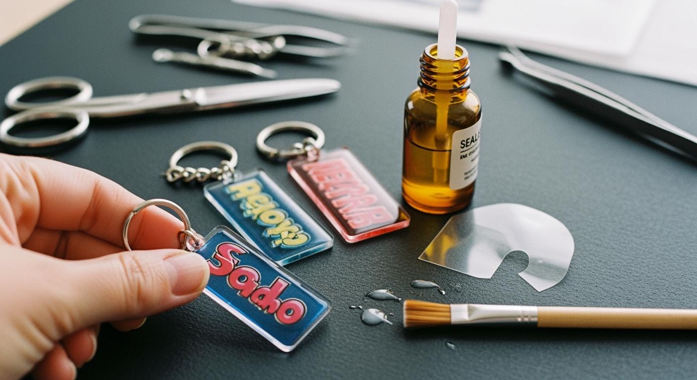 3 Simple Ways to Seal Vinyl on Acrylic Keychains