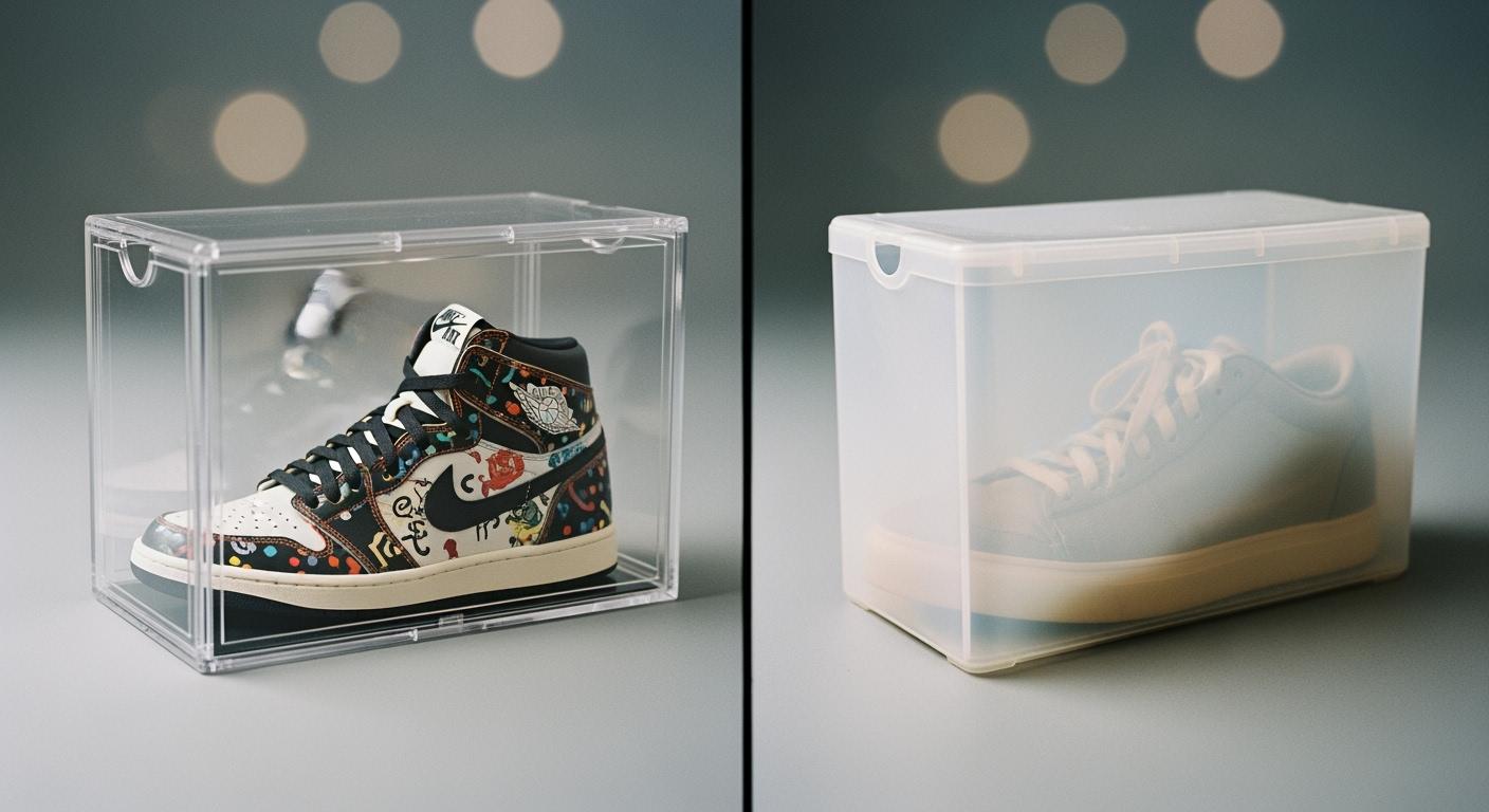 Acrylic vs Plastic Shoe Box A Clear Winner?