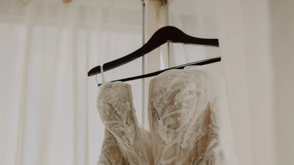 Why Acrylic Hangers Are Ideal for Bridal and Event Wear