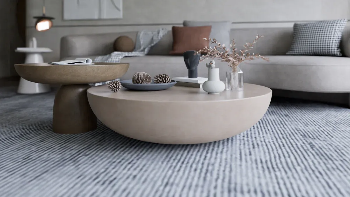 Acrylic and Gold Coffee Tables to Elevate Your Space