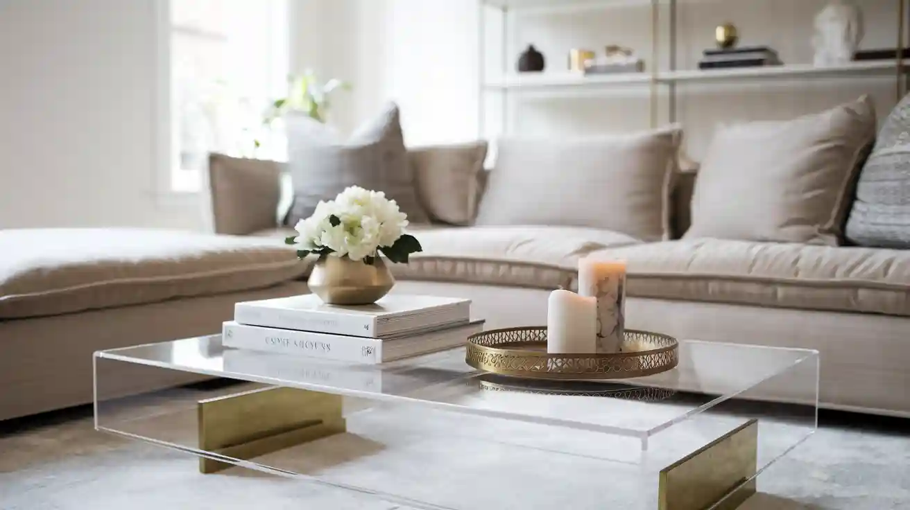 Acrylic and Brass Coffee Table Styling Tips for 2025