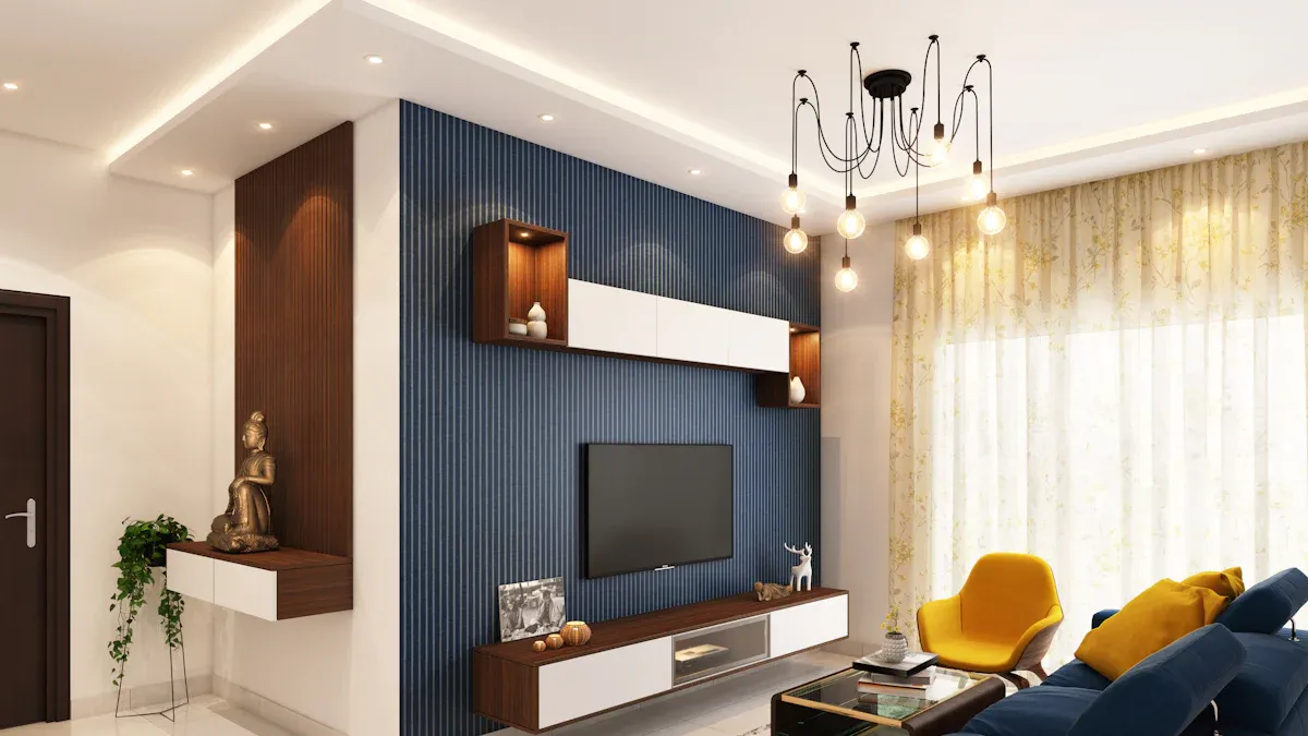 Acrylic Gold Coffee Tables