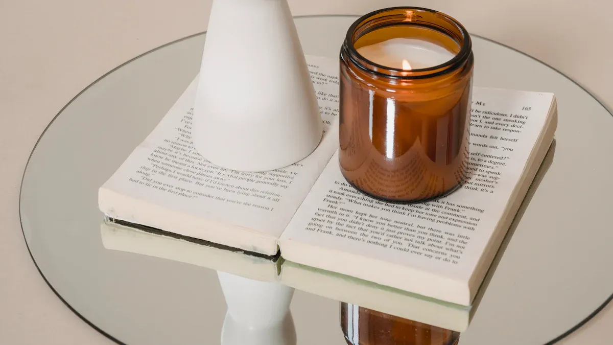 Amber Acrylic Coffee Tables