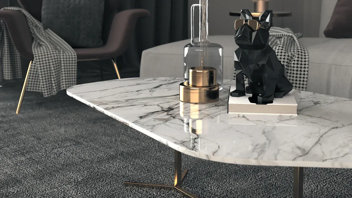 Acrylic and Glass Coffee Tables