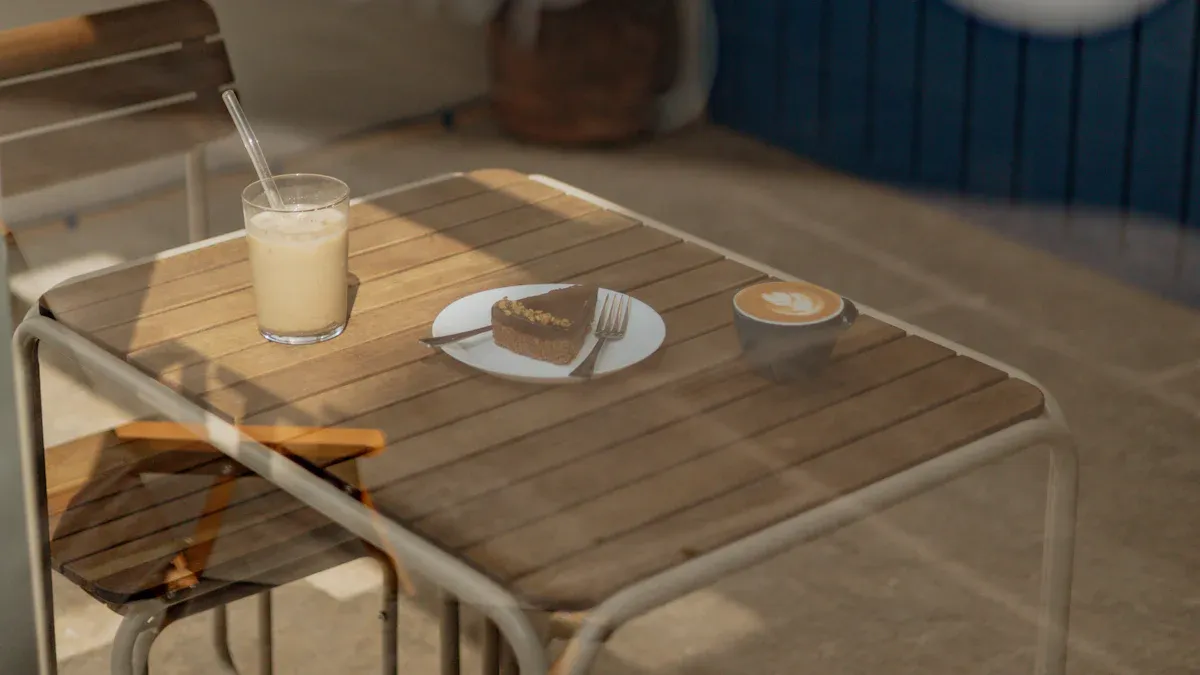 Acrylic Wood Coffee Tables