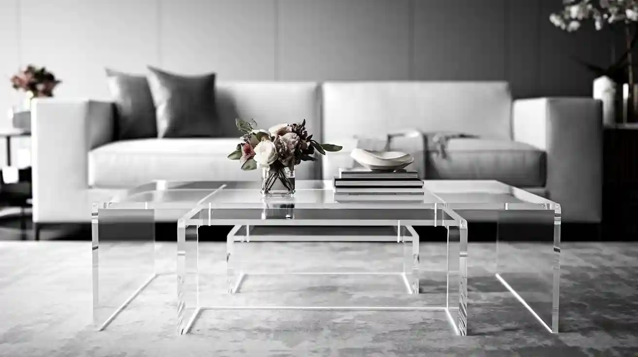 White Acrylic Coffee Tables What Makes Them Stand Out