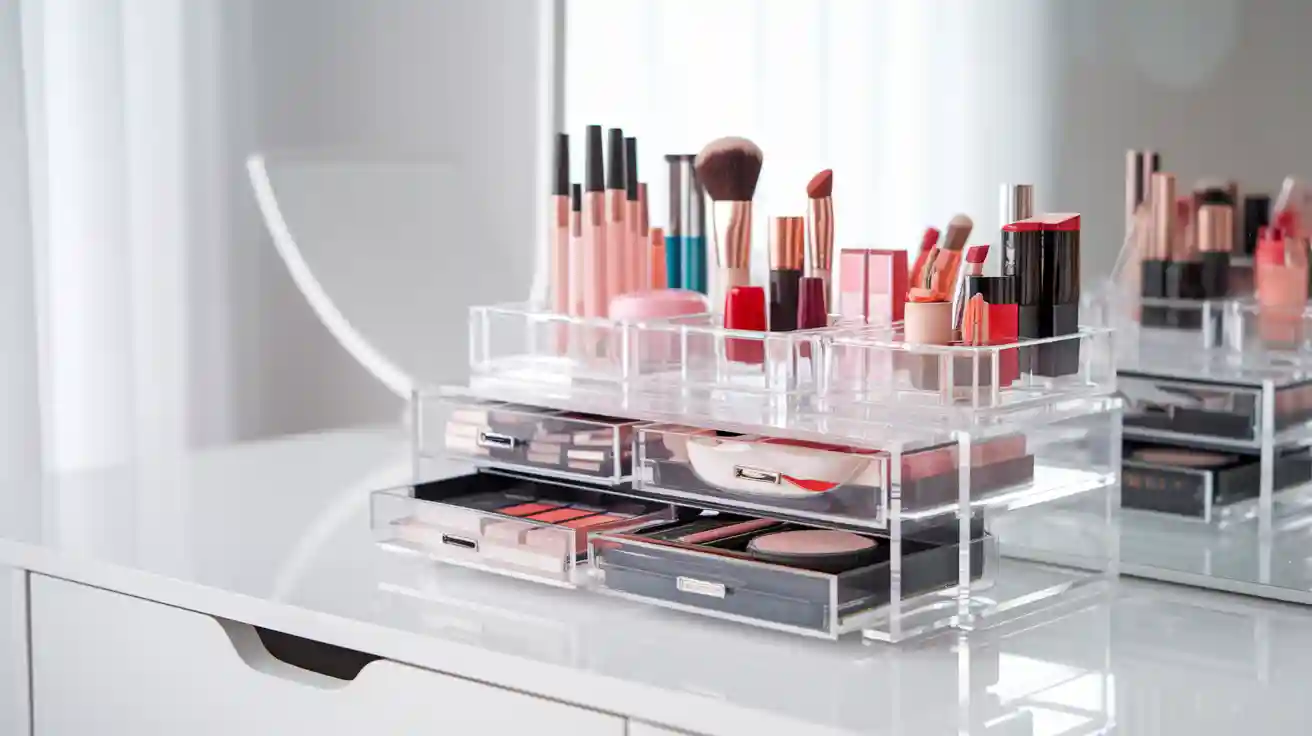 Acrylic Cosmetic Organizer Cover