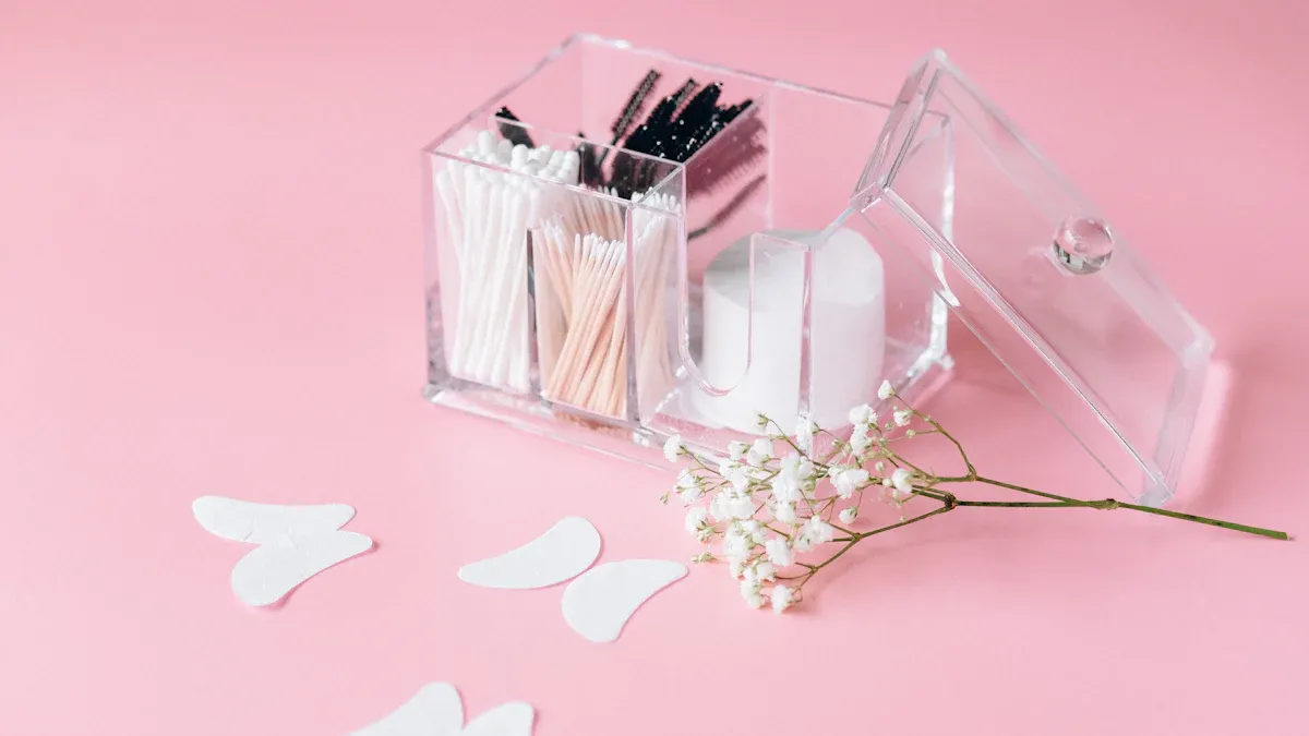 Acrylic Cosmetic Storage Compared to Metal and Wood Options