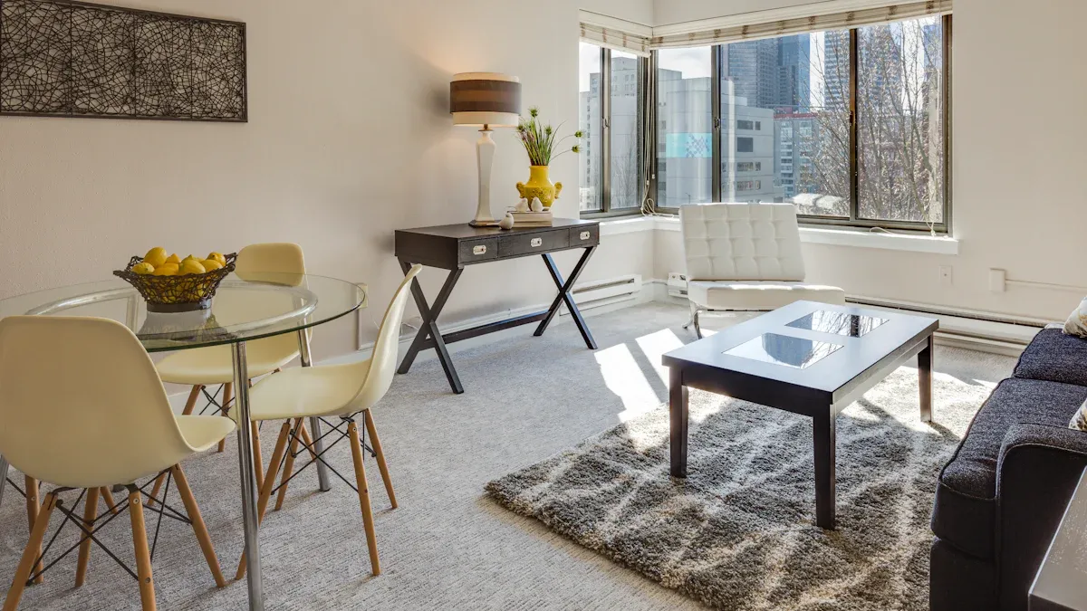 Acrylic Square Coffee Table