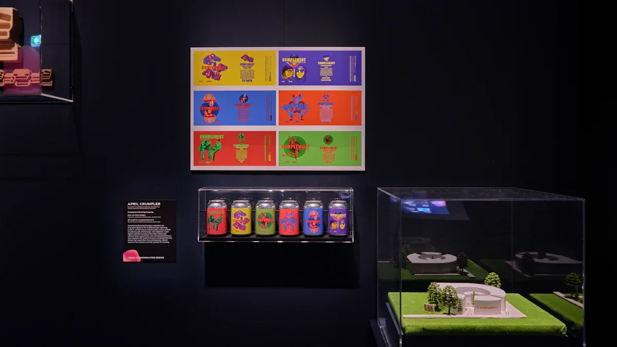 Acrylic Outshines Glass for Exhibit Stands