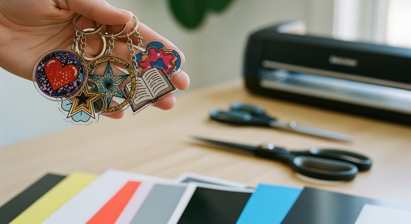 Vinyl to use for acrylic keychains that tells your story