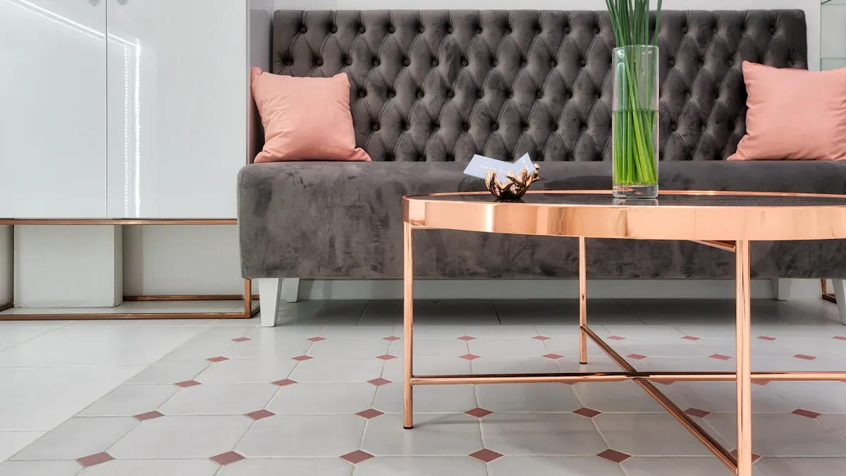 Pink Acrylic Coffee Tables