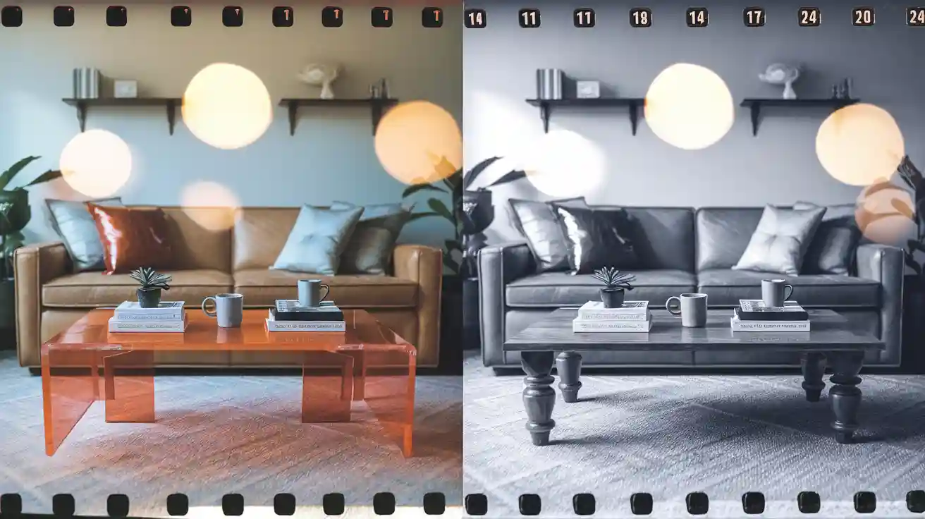 Orange Acrylic Coffee Tables vs Traditional Options Compared