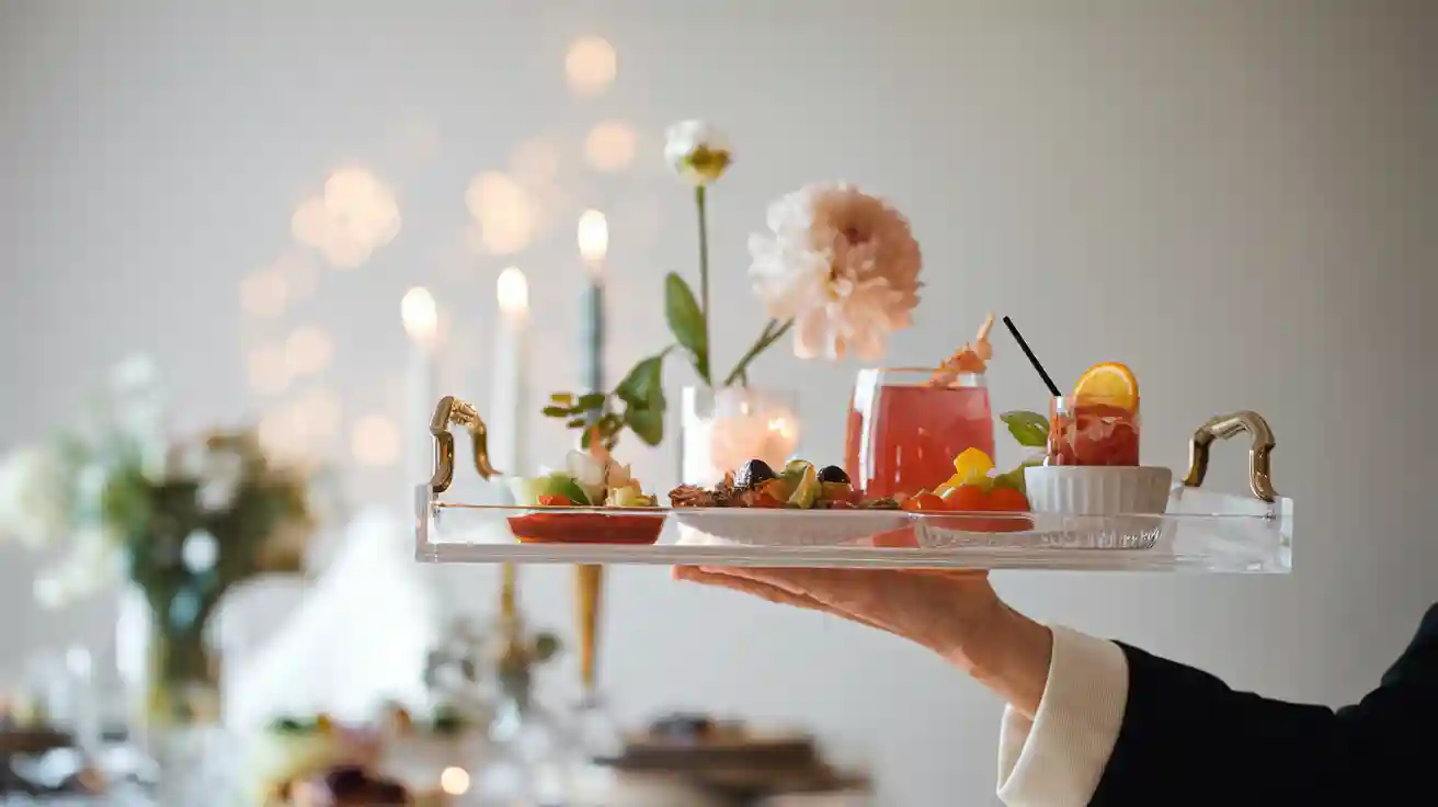 15 Acrylic Serving Trays with Handles to Elevate Entertaining