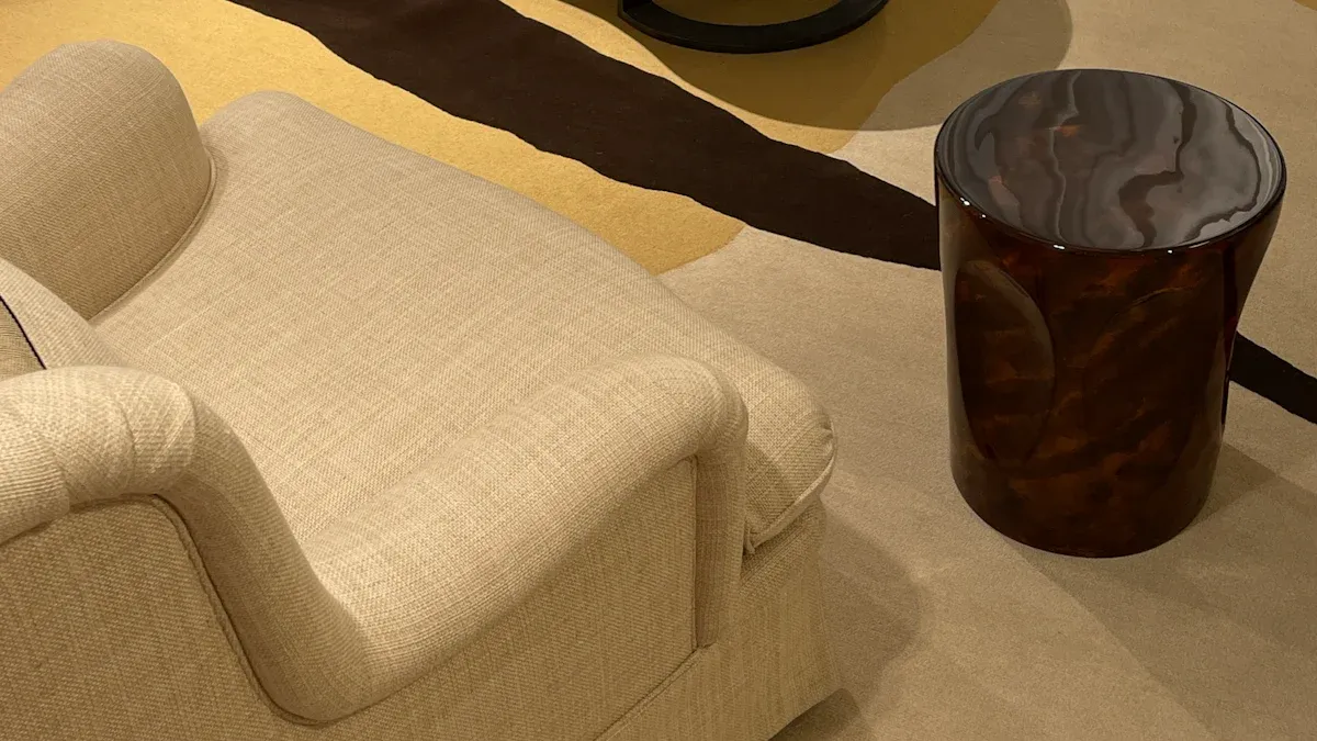 Acrylic Gold Coffee Tables