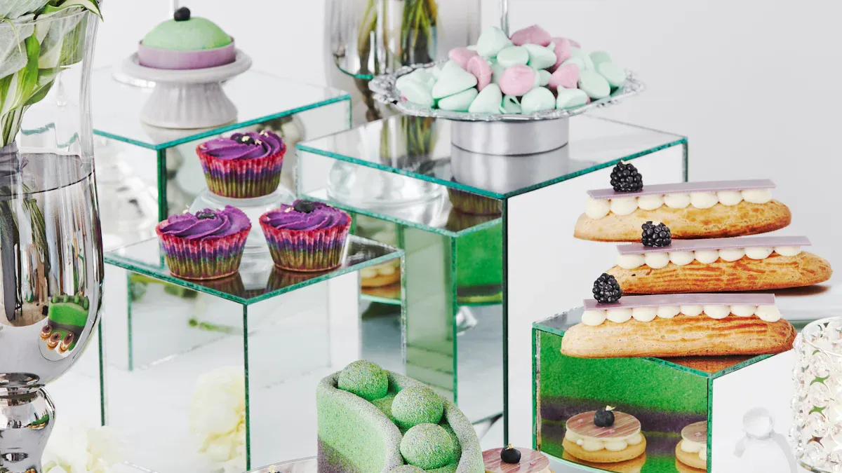 Acrylic table stands