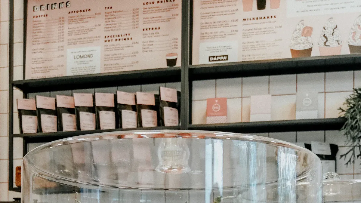 Start by choosing acrylic tray function