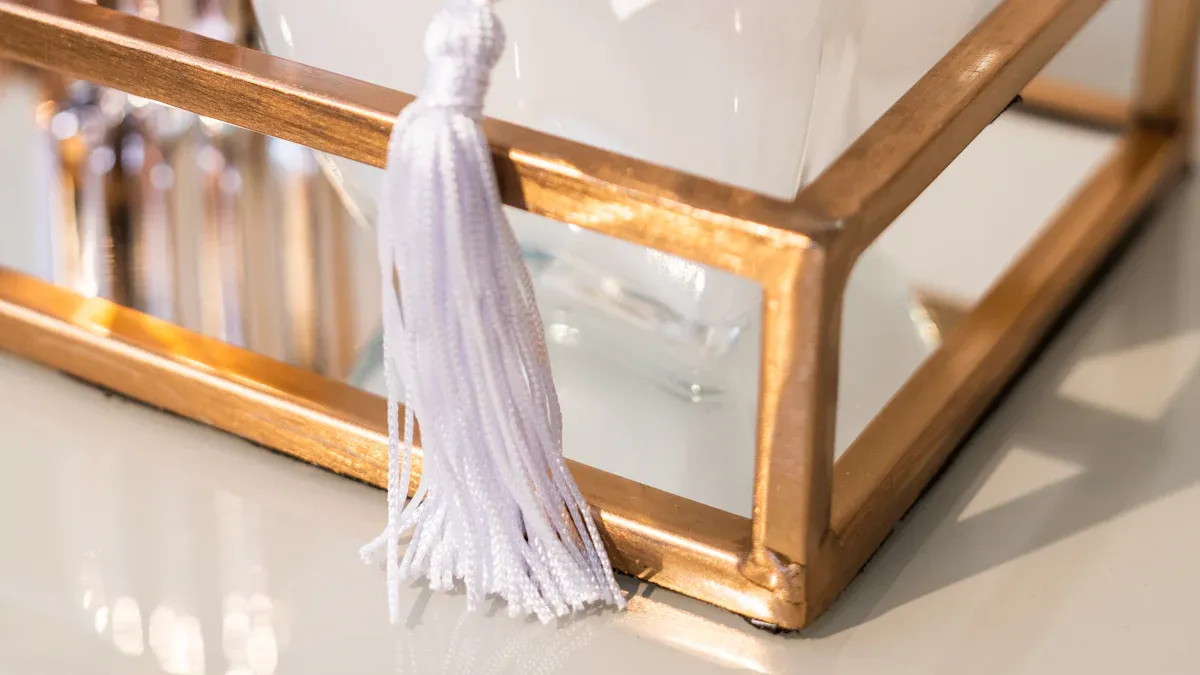 Gold-Handled Acrylic Trays