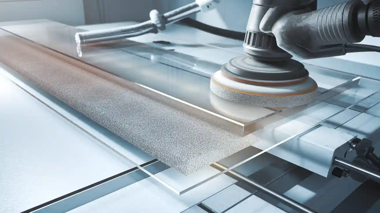 Buffing and Sanding Acrylic Cover