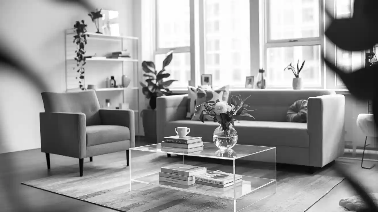 CB2 Acrylic Coffee Tables Best Styles for Small Spaces