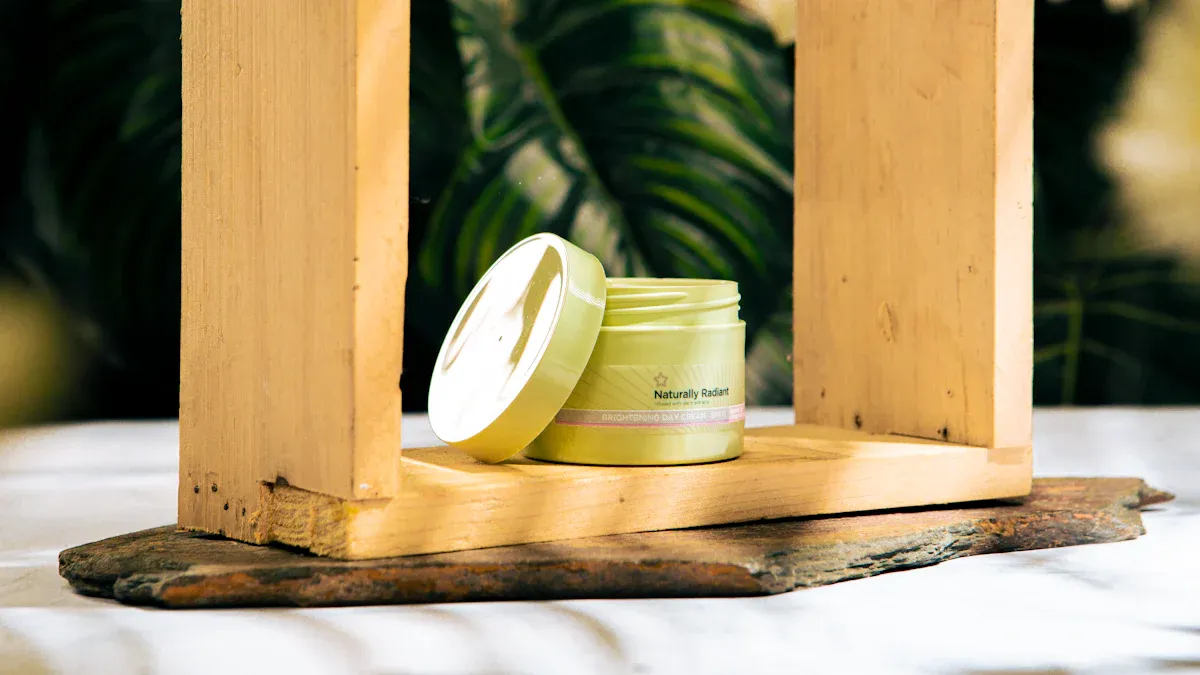 Wood Cosmetic Storage